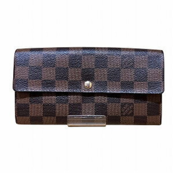 Louis Vuitton Damier Portefeuille Sarah Long Wallet - Picture 1 of 8